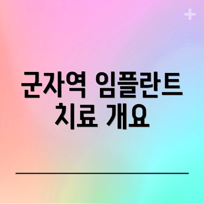 군자역 임플란트 치료 개요