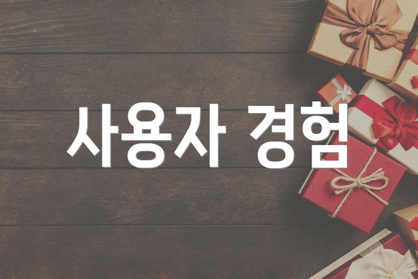사용자 경험