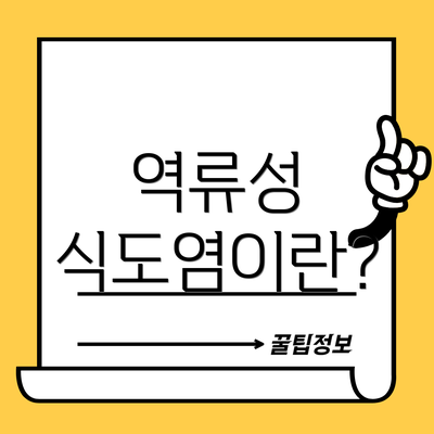 역류성 식도염이란?